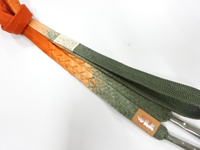 未使用品　正絹　手組帯締め